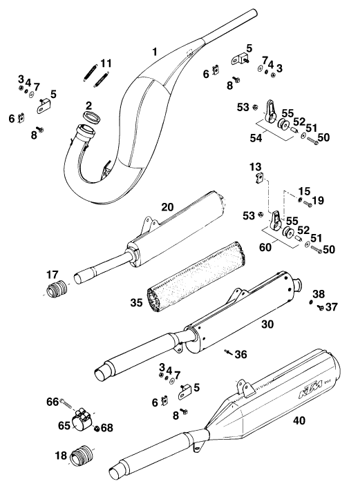 EXHAUST SYSTEM 125 94
