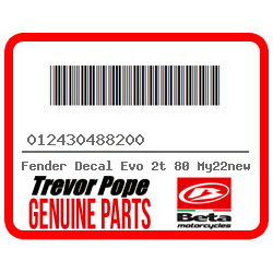 Fender Decal Evo 2t 80 My22new