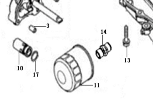 Oil Filter Ds525/625/800
