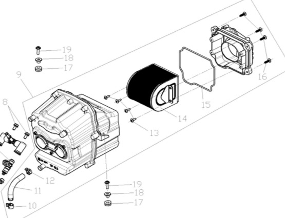 Air Filter Ds525/625
