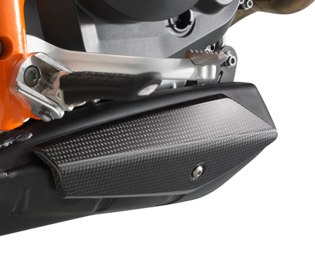 Carbon Muffler Cover Left 12