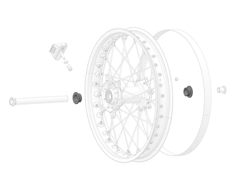 Rear Wheel Spacer (1 Unit)