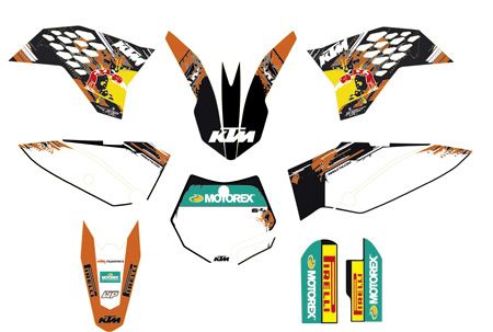 Ktm Factory Graphics Sx65 09
