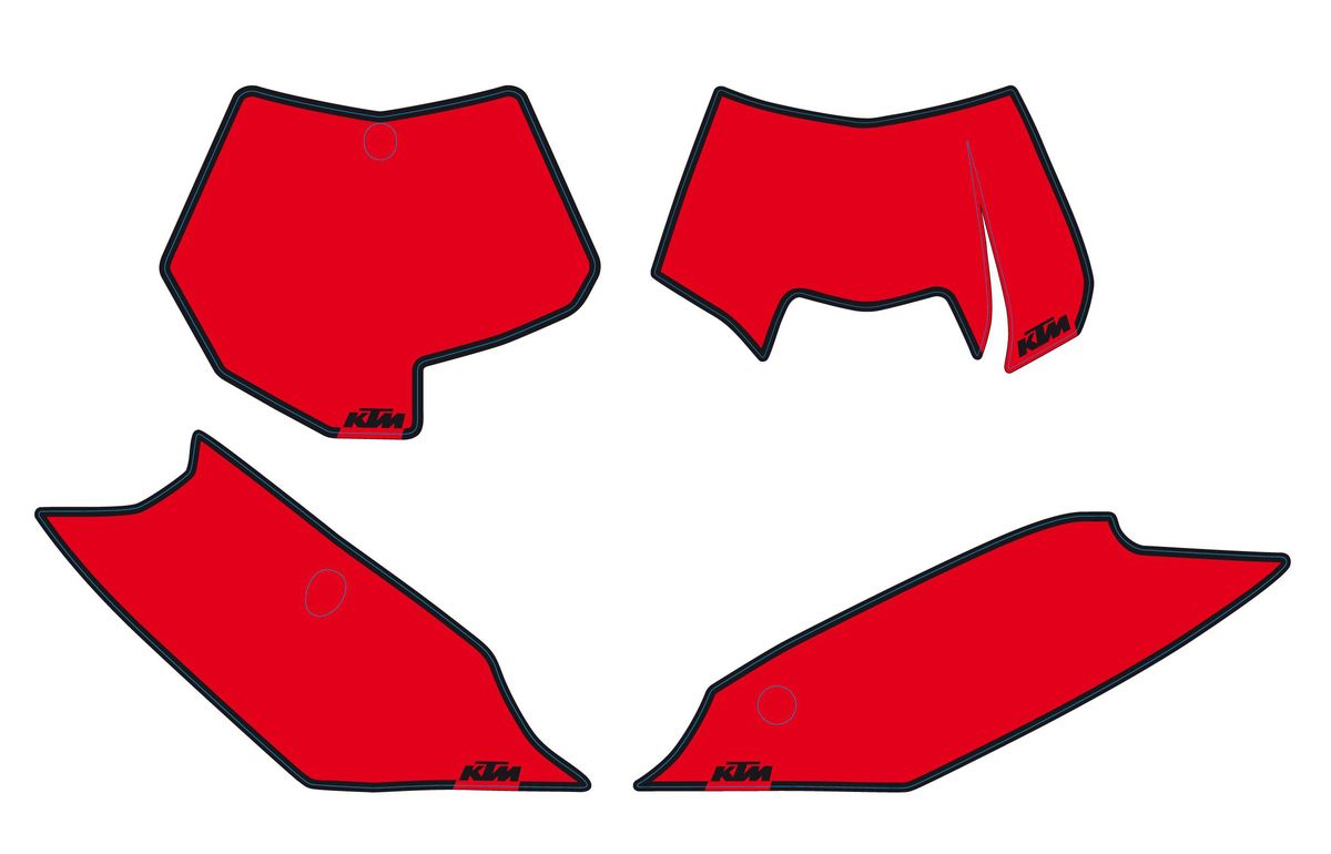 Startnumberpl. Red Sx 11