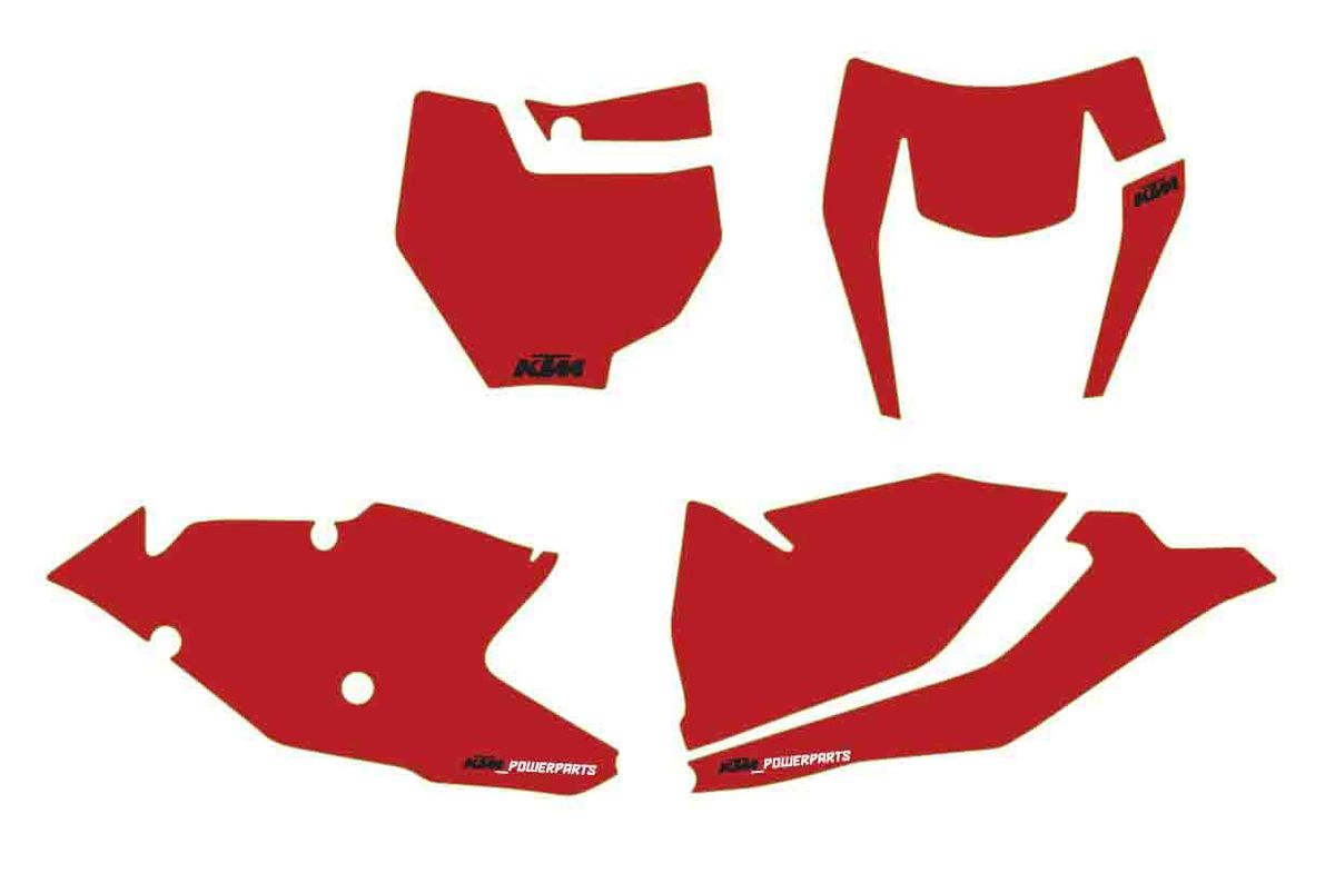 (image for) Number Plate Sticker Red