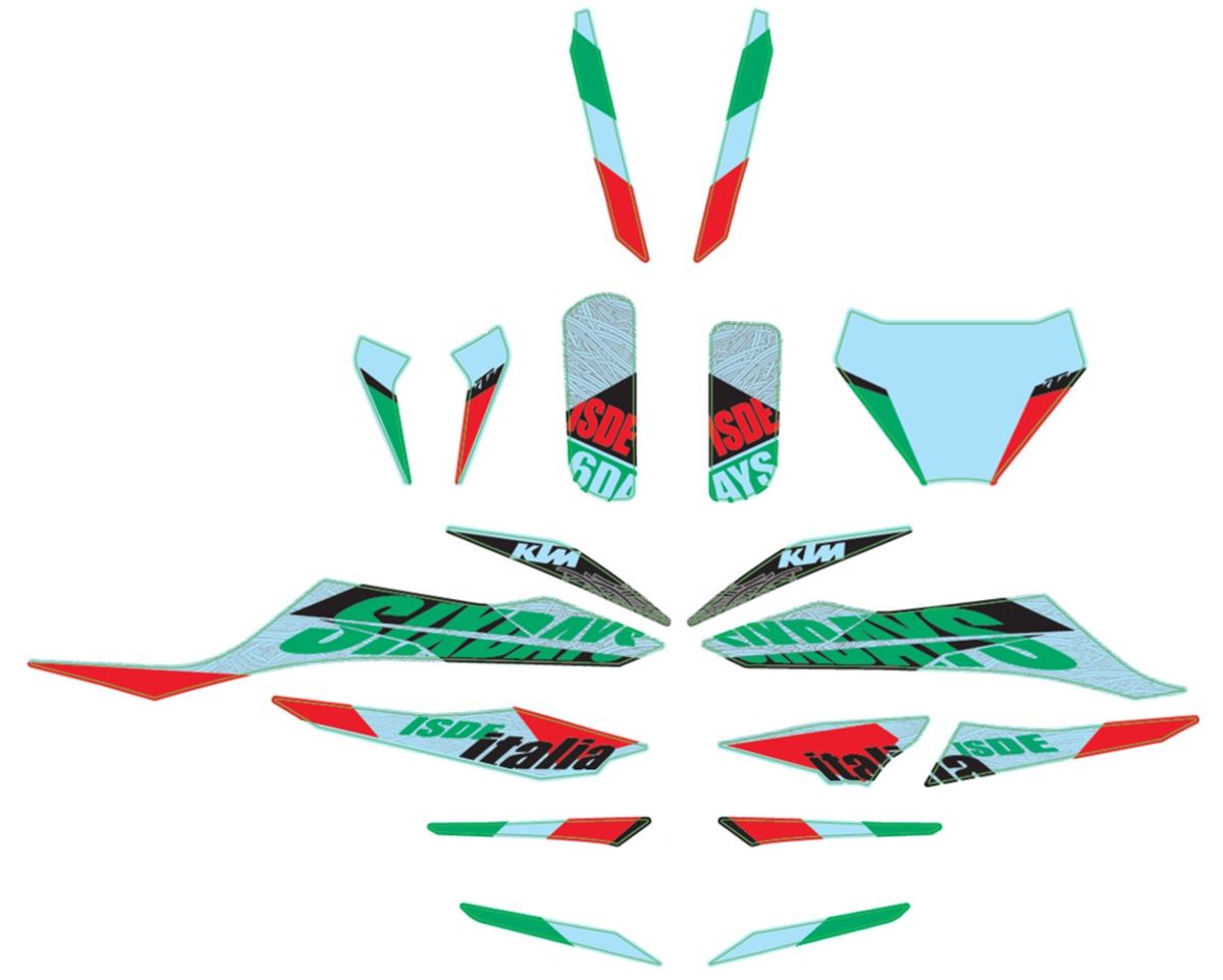 (image for) Italy Six Days Graphics Kit