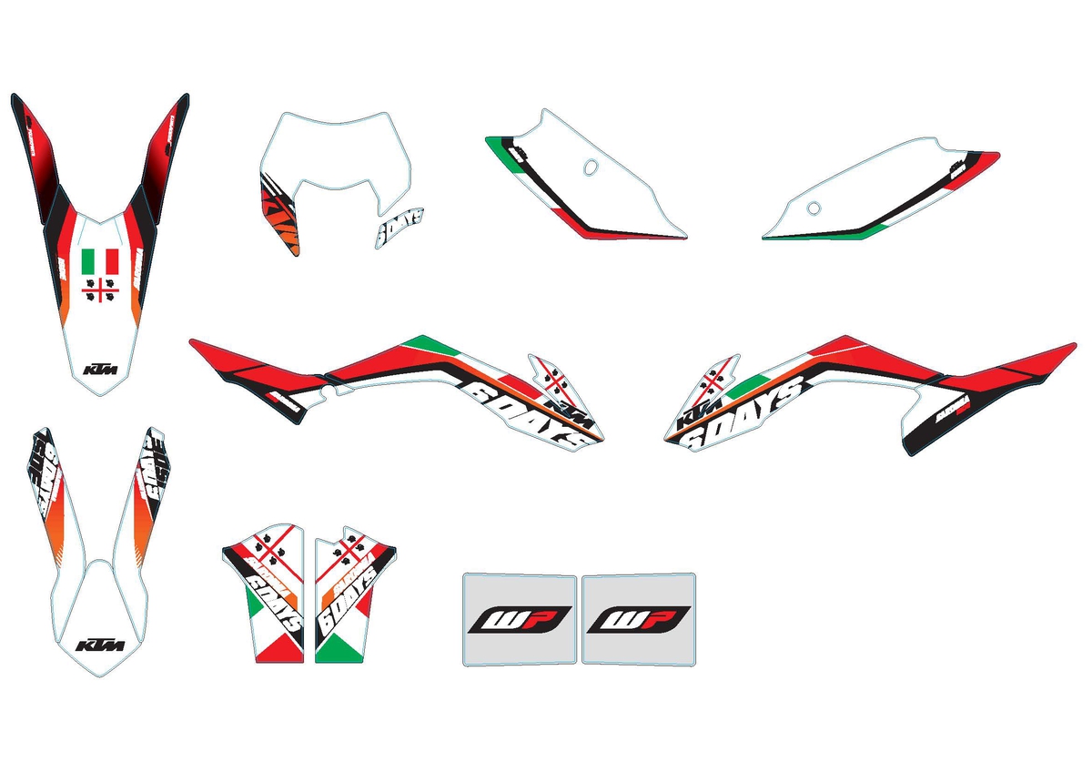 Decal Kit Six-days Italy