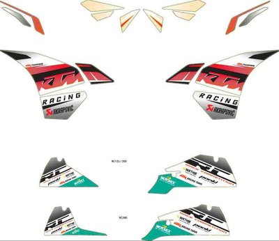 Race Graphics Rc 125/200/390
