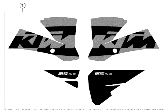 DECAL 85 SX
