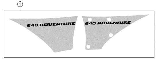 DECAL ADVENTURE 640 LC4