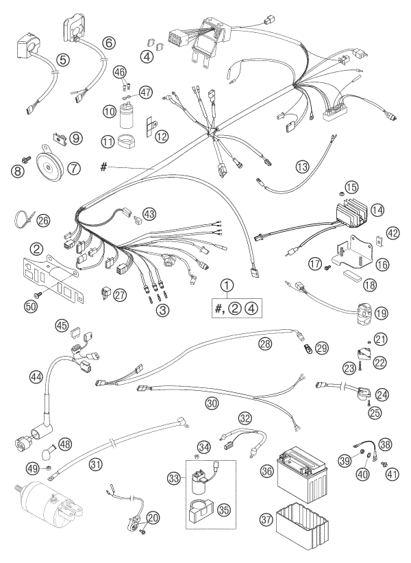 WIRING HARNESS 625 SMC