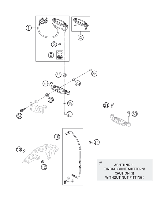 KTM fiche finder SPEEDOMETER spare parts for the KTM 300 EXC SIXDAYS (EU)