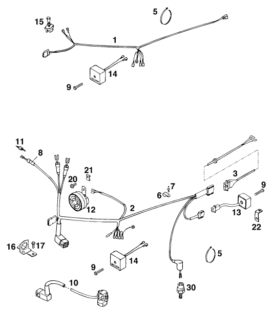 WIRING HARNESS 125 EXC 95