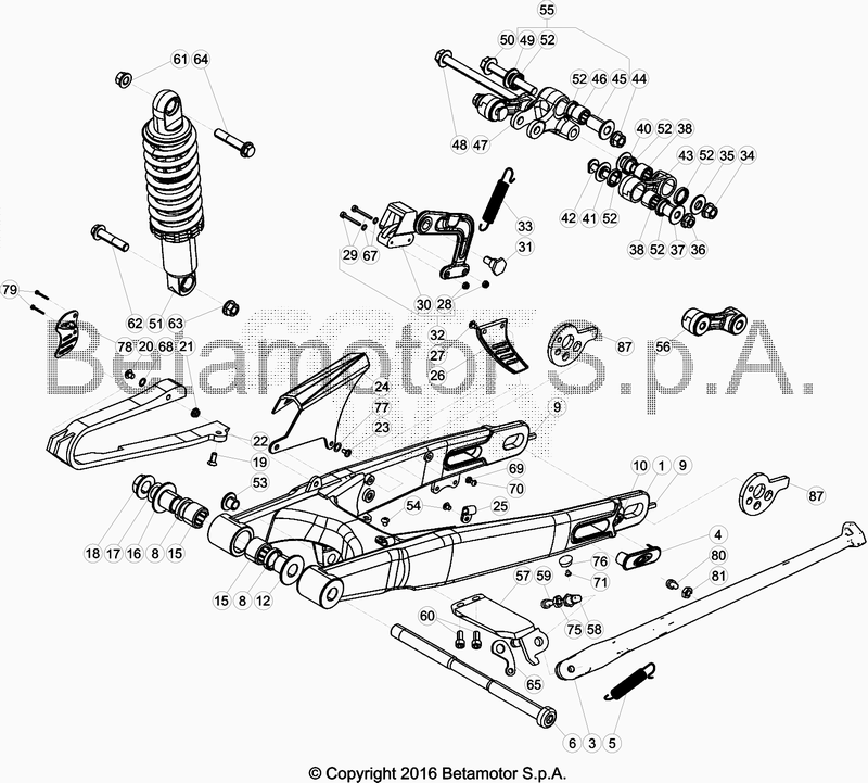 SWING ARM REAR SUSPENSION