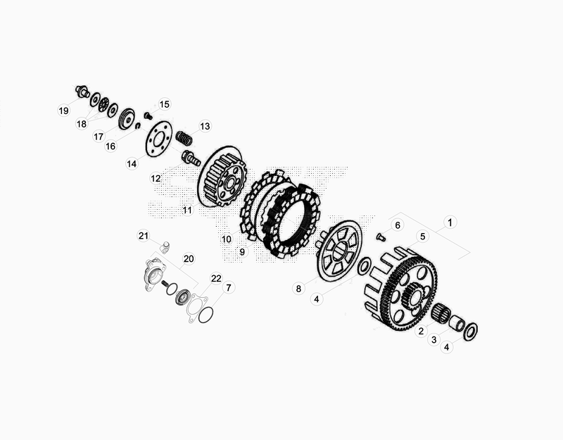 PRIMARY GEAR CPL CLUTCH