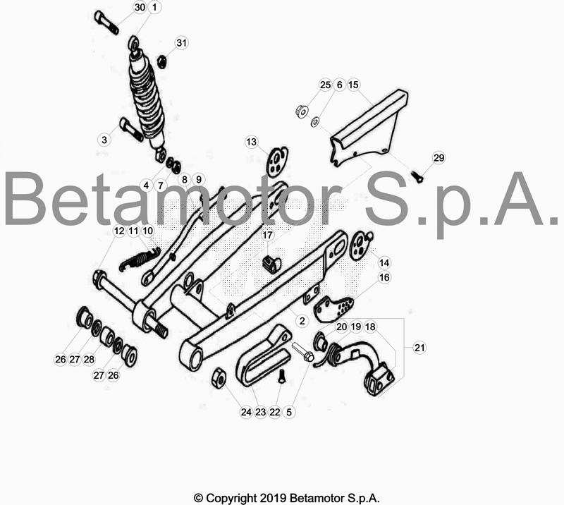 SWING ARM REAR SUSPENSION