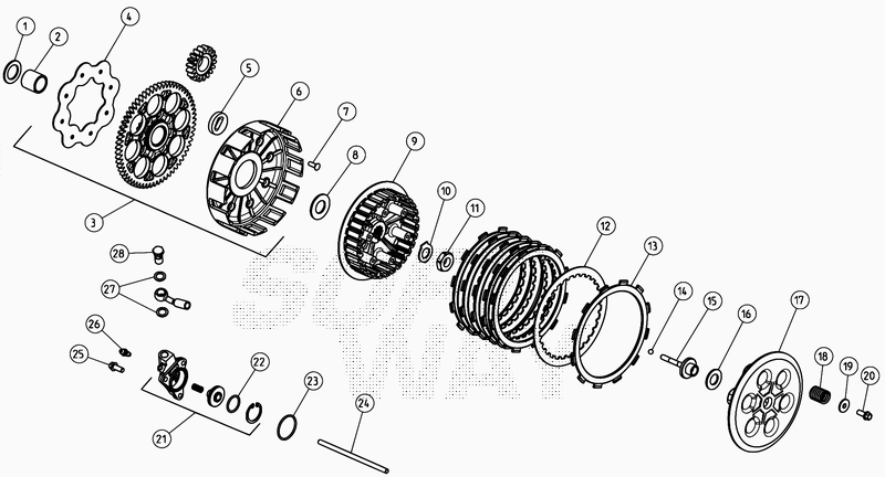 PRIMARY GEAR CPL CLUTCH