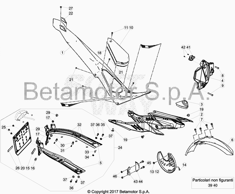 PLASTIC ACCESSORIES SEAT TANK