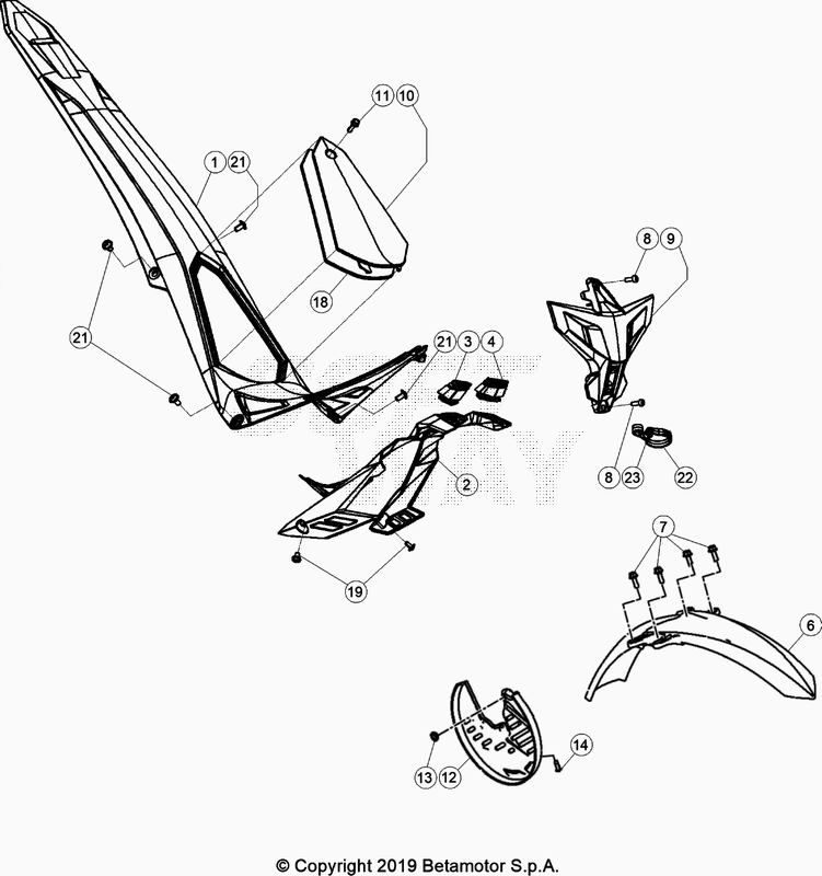 PLASTIC ACCESSORIES SEAT TANK