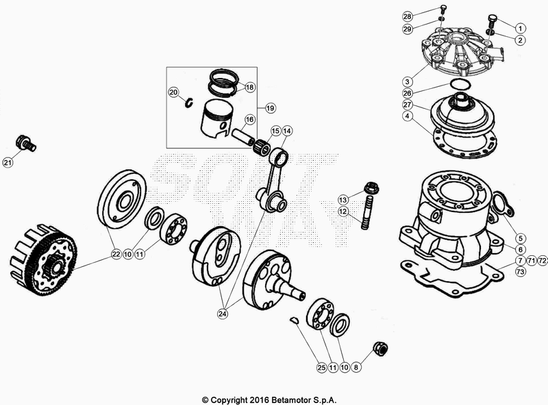 CRANKSHAFT PISTON BALANCER SHAFT