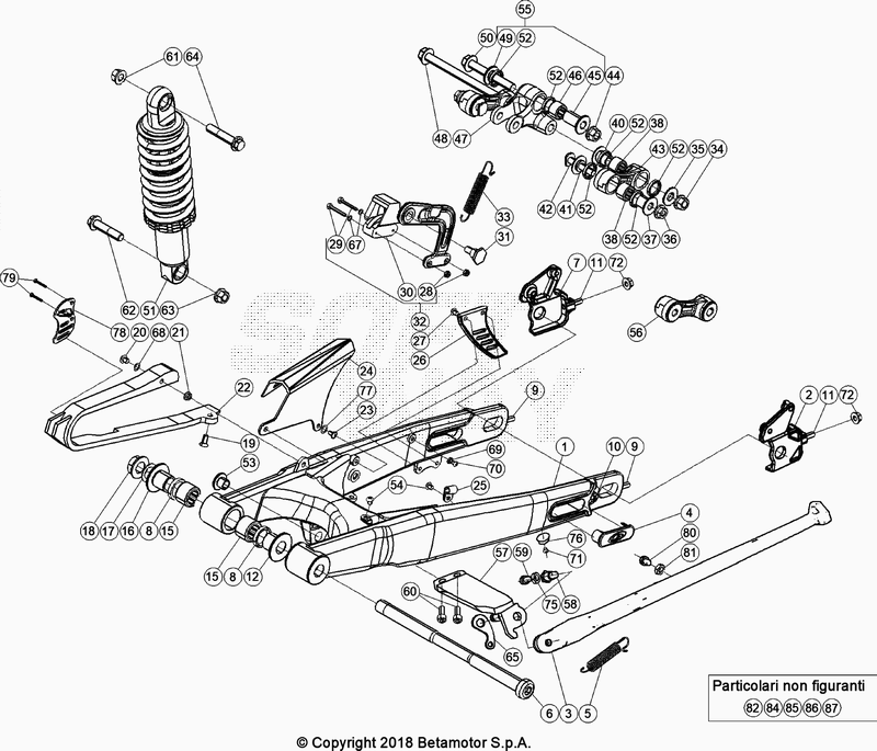 SWING ARM REAR SUSPENSION