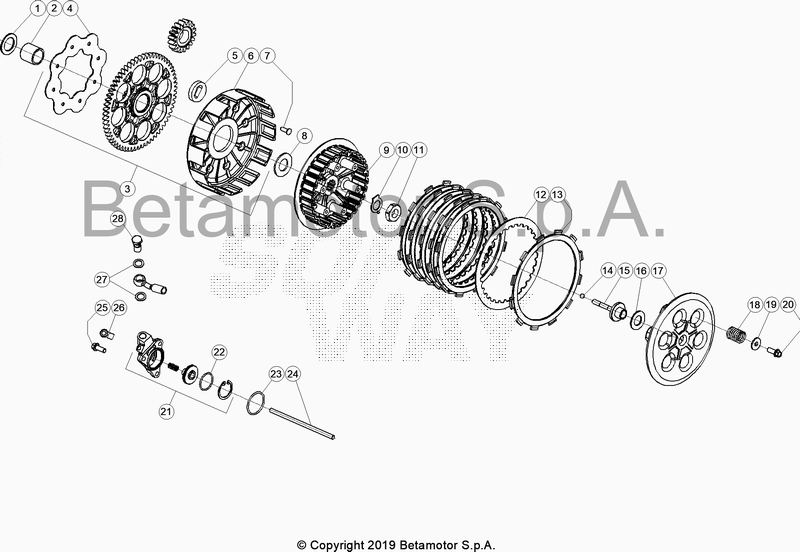 PRIMARY GEAR CPL CLUTCH