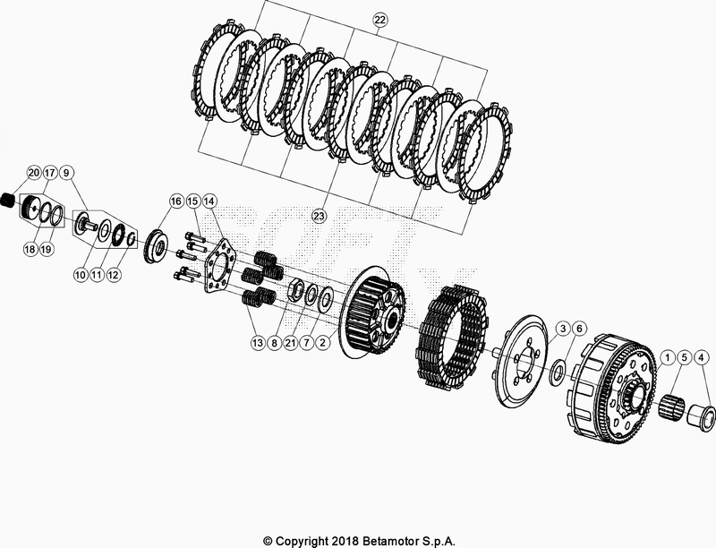 PRIMARY GEAR CPL CLUTCH