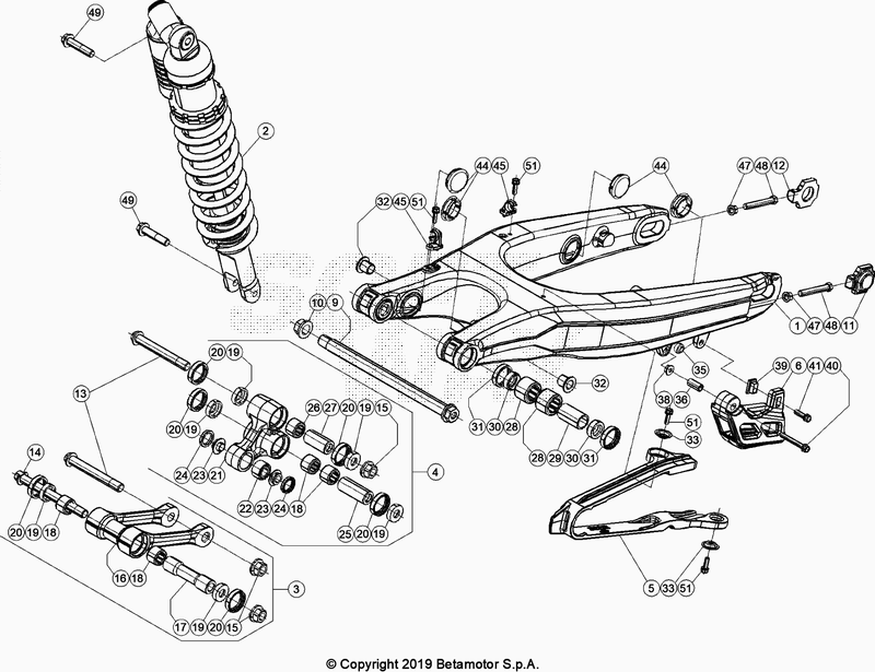 SWING ARM REAR SUSPENSION