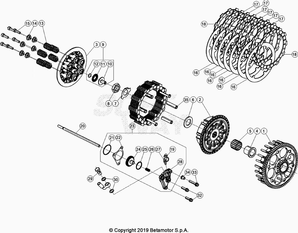 PRIMARY GEAR CPL CLUTCH