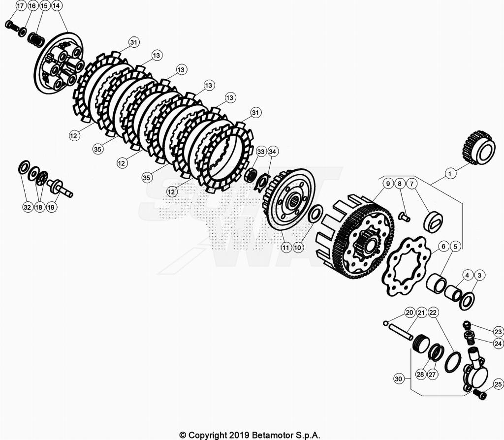 PRIMARY GEAR CPL CLUTCH