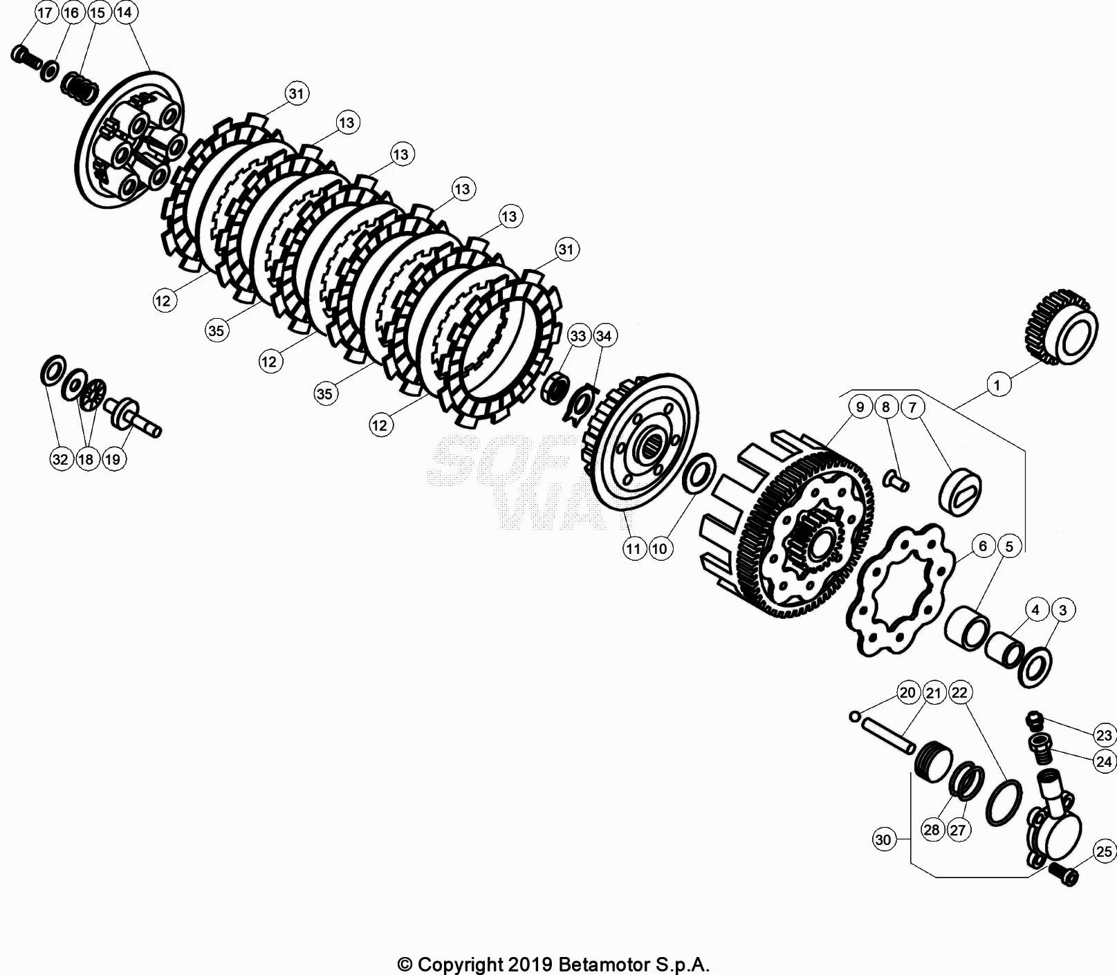 PRIMARY GEAR CPL CLUTCH