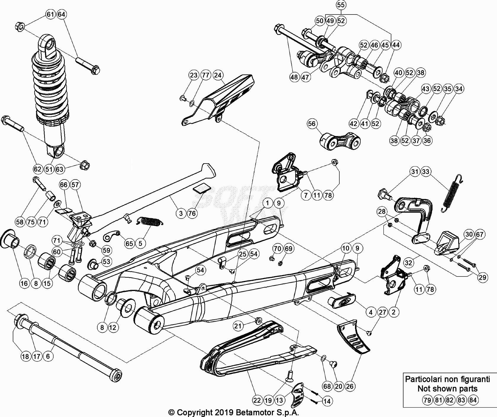 SWING ARM REAR SUSPENSION