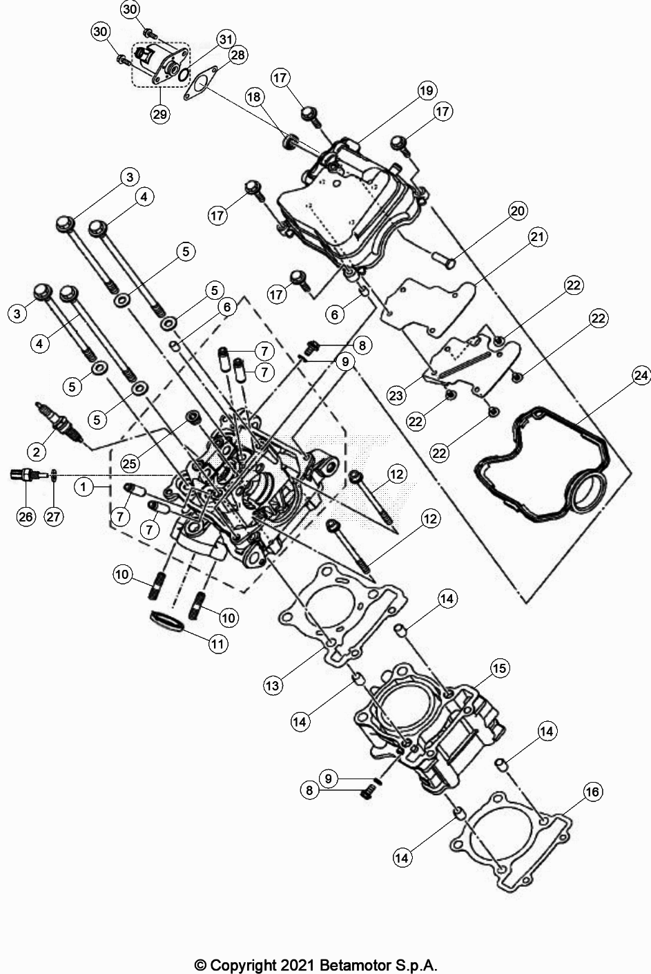 CYLINDER CYLINDER HEAD VALVETRAIN