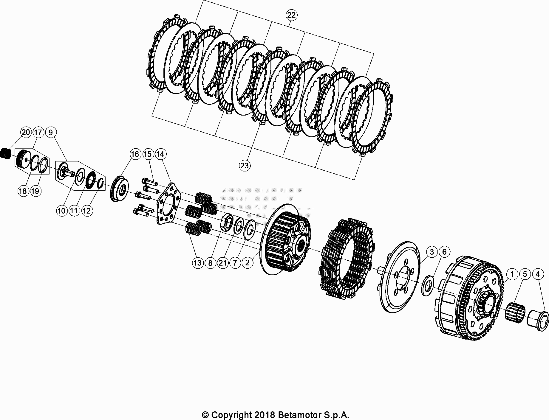 PRIMARY GEAR CPL CLUTCH