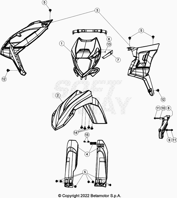 PLASTIC ACCESSORIES SEAT TANK