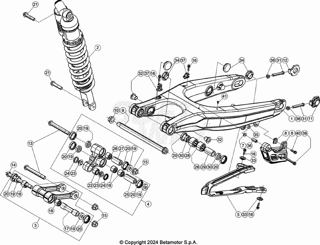 SWING ARM REAR SUSPENSION