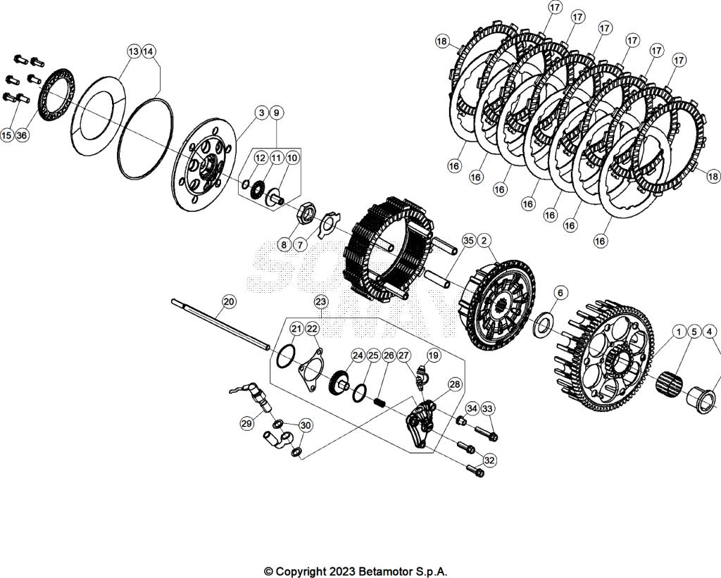 PRIMARY GEAR CPL CLUTCH