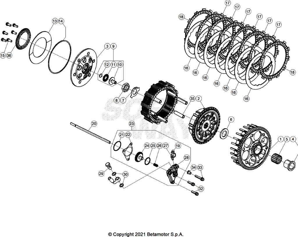 PRIMARY GEAR CPL CLUTCH