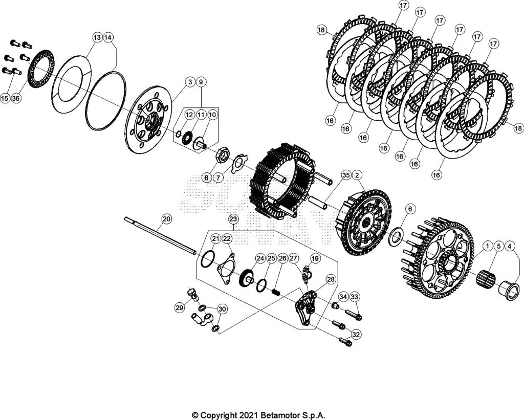 PRIMARY GEAR CPL CLUTCH