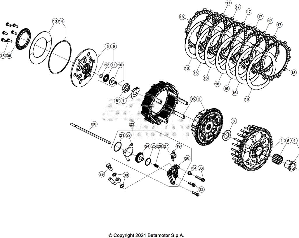 PRIMARY GEAR CPL CLUTCH