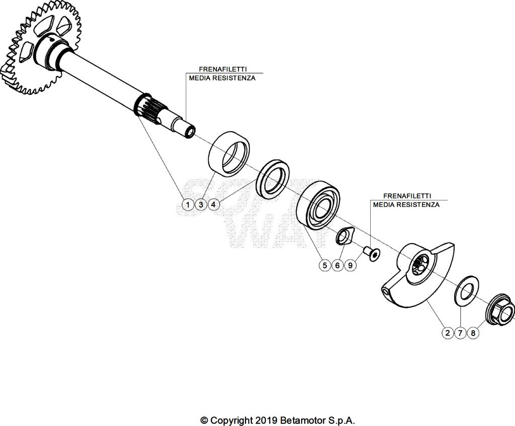 CRANKSHAFT PISTON BALANCER SHAFT