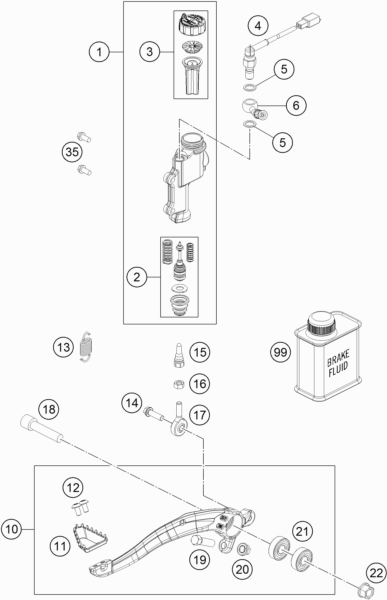 REAR BRAKE CONTROL (image for) REAR BRAKE CONTROL