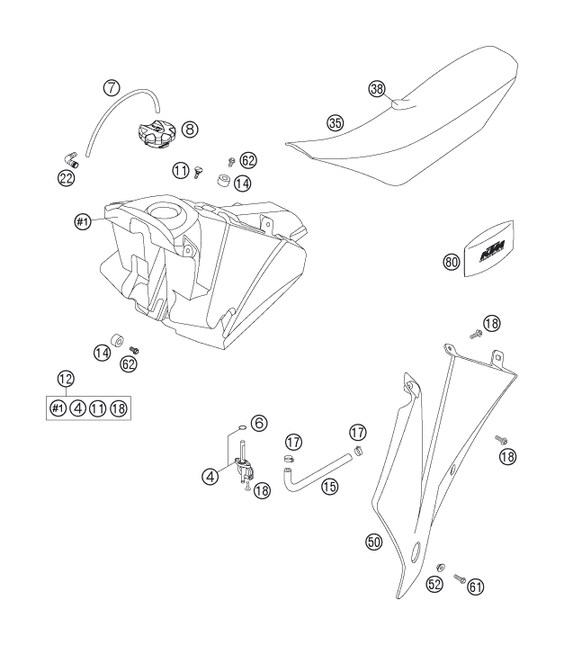 TANK SEAT (image for) TANK SEAT