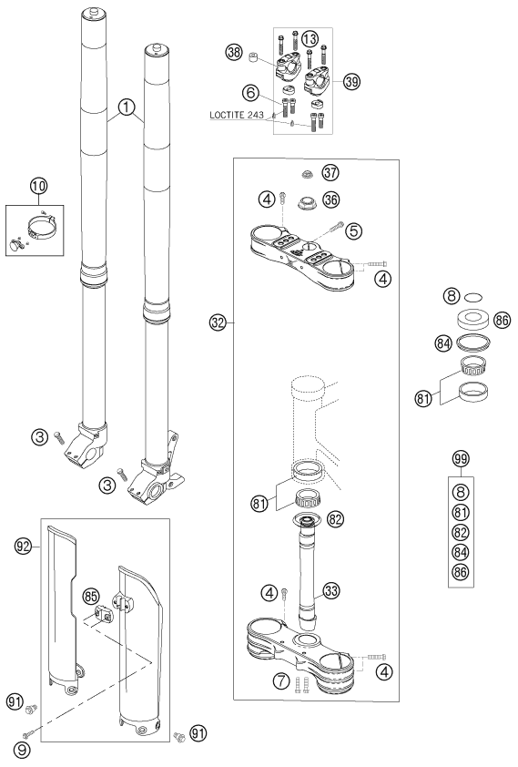 (image for) FRONT FORK TRIPLE CLAMP