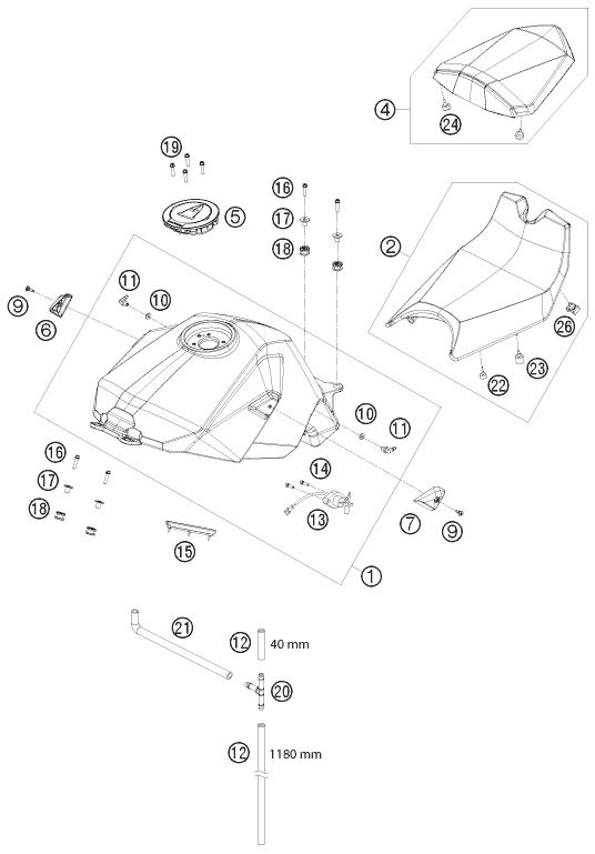 (image for) TANK SEAT