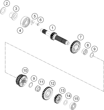 (image for) TRANSMISSION I - MAIN SHAFT