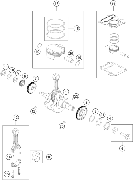 (image for) CRANKSHAFT PISTON