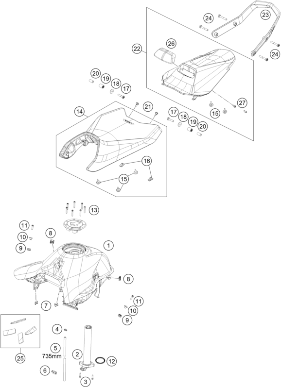 (image for) TANK SEAT