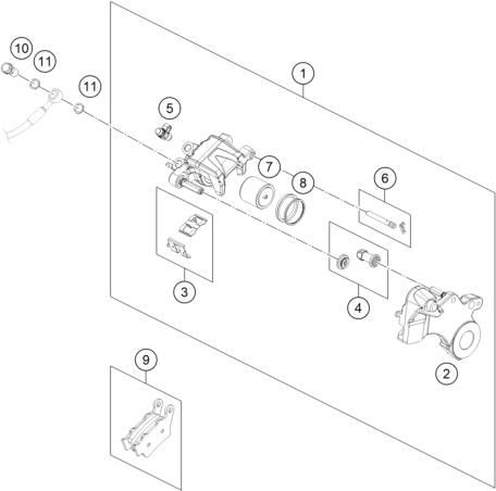 (image for) REAR BRAKE CALIPER