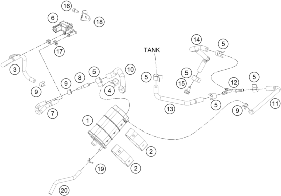 EVAPORATIVE CANISTER